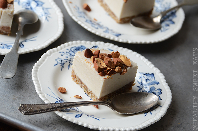 No-Bake Mini Vanilla Almond “Cheesecake” 4