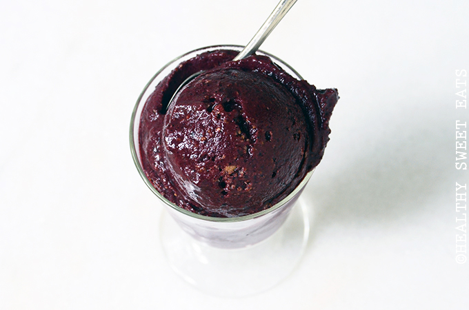 10-Minute Blueberry Cheesecake Sorbet 4