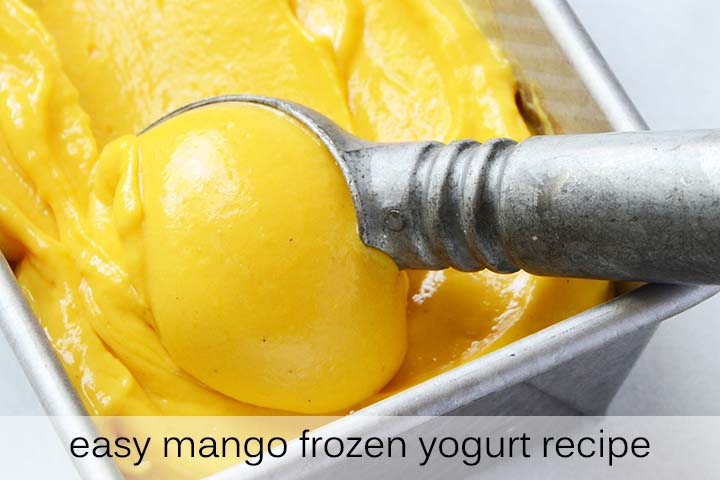 Easy Mango Frozen Yogurt Recipe with Description