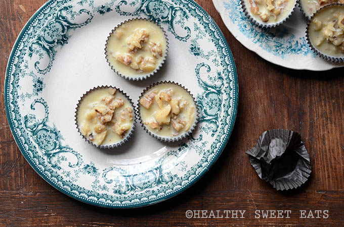 Low-Carb White Chocolate Butter Pecan Candies (aka Fat Bombs) 4