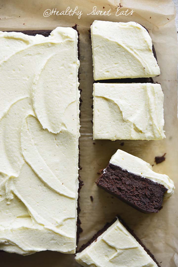 Low Carb Cheesecake Brownies Top View