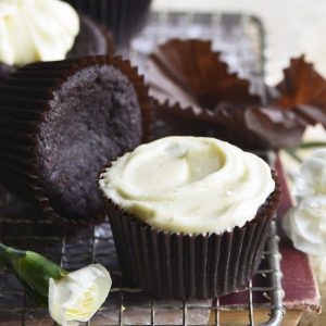 Low Carb Devil's Food Cupcakes Featured Image